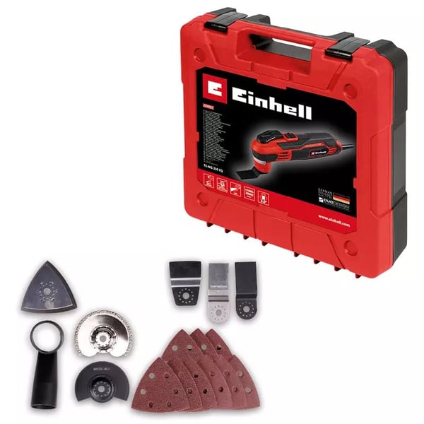 Einhell TE-MG 350 EQ, Slipning, Slipning, Sågning, Svart, Röd, 3°, AC, 350 W, 230 - 240 V