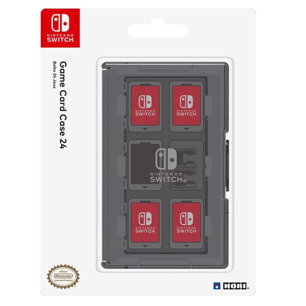 HORI - Fodral för spelkassett - 24 spelkassetter - svart - för Nintendo Switch