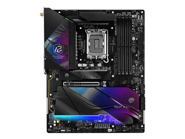 ASRock Phantom Gaming Z890 RIPTIDE WIFi - Hovedkort - ATX - LGA1851-sokkel - Z890 Chipset - USB4, USB 3.2 Gen 2, USB 3.2 Gen 1 - Wi-Fi 7, 2.5 Gigab...