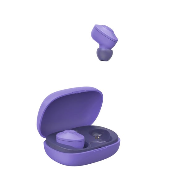 Hama Freedom Buddy - True wireless-hodetelefoner med mikrofon - i øret - Bluetooth - purpur