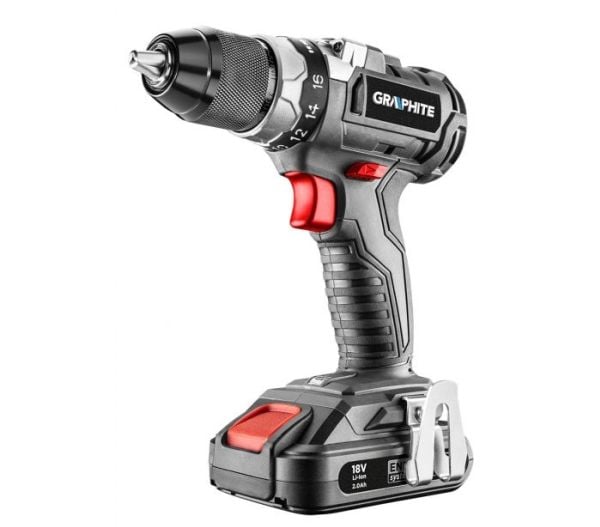 GRAPHITE 58G019 Energy+ akkuporakone 18 V hiiliharjaton 1700 rpm pikaistukka