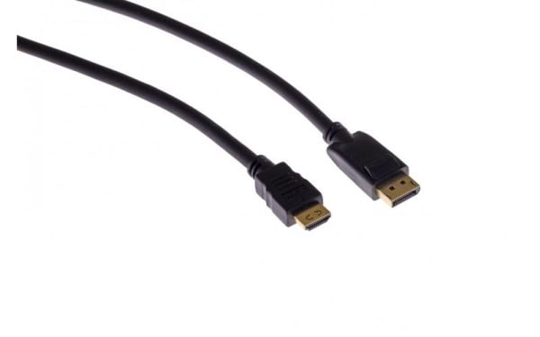 Mercodan 261313030, 3 m, DisplayPort, HDMI, Hankjønn, Hankjønn, 3840 x 2160 piksler