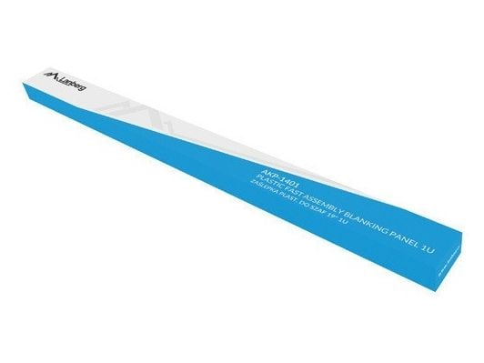 Lanberg - Rackblankingspanel - grå, RAL 7035 - 1U - 19"