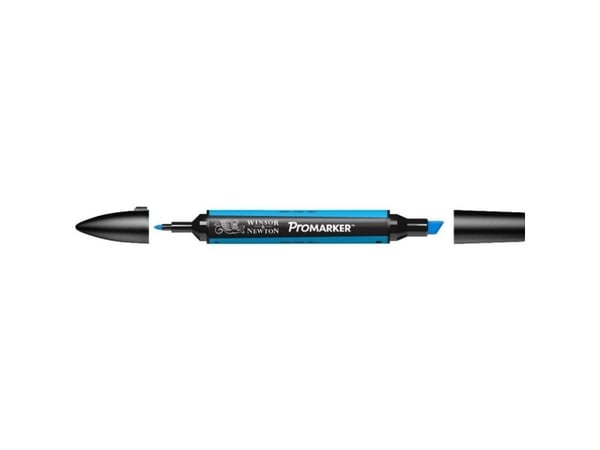 Winsor & Newton 0203351, Cyan, Multifärg, Cyan, Tunn / Medium, Mejsel-/kulspets, Rund