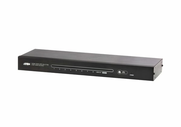 ATEN VS1808T-AT-G, HDMI, HDMI, 1920 x 1080 pikseliä, Musta, Metalli, Full HD