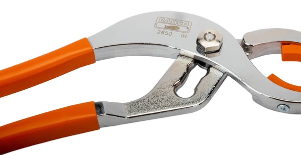 Bahco Liittopihdit, liukuliitospihdit, 3,8 cm, 6,5 cm, 8 mm, PVC, teräs, oranssi