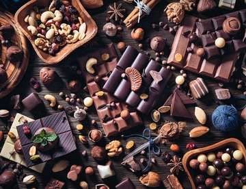 Ravensburger Chocolate Paradise, 2000 stykker, Kunst, 14 år