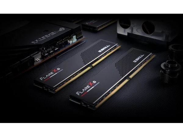 G.Skill Flare X5 - DDR5 - sett - 128 GB: 2 x 64 GB - DIMM 288-pin lav profil - 6000 MT/s / PC5-48000 - CL34 - 1.35 V - ikke-bufret - ikke-ECC - mat...