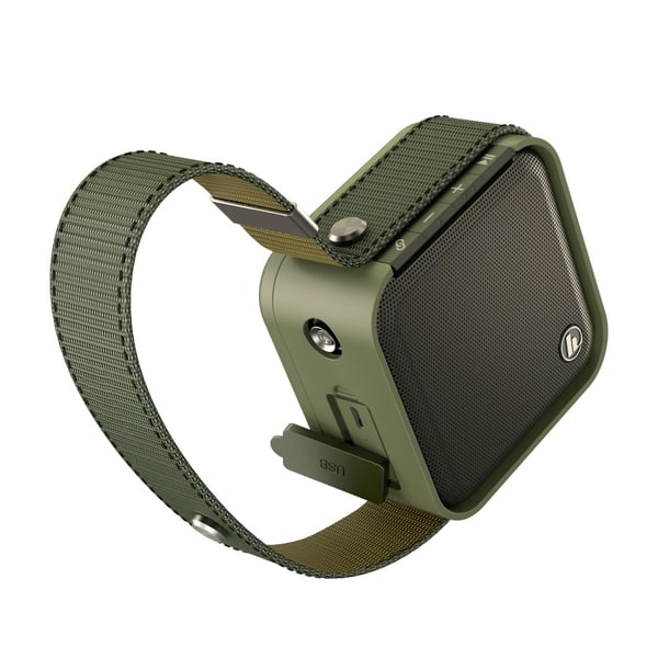 Hama "Soldier-S" - Høyttaler - for bærbar bruk - trådløs - Bluetooth - oliven