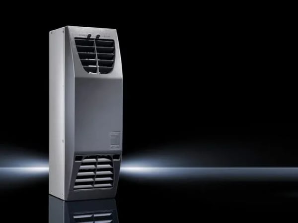 Rittal SK 3201.200, harmaa, alumiini, 80 W, 240 V, 50/60 Hz, 125 mm