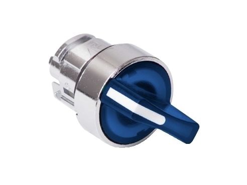 Schneider Electric ZB4BK1263 Frontelement för valkontakt (Ø) 22 mm Krom, Blå 1 stk