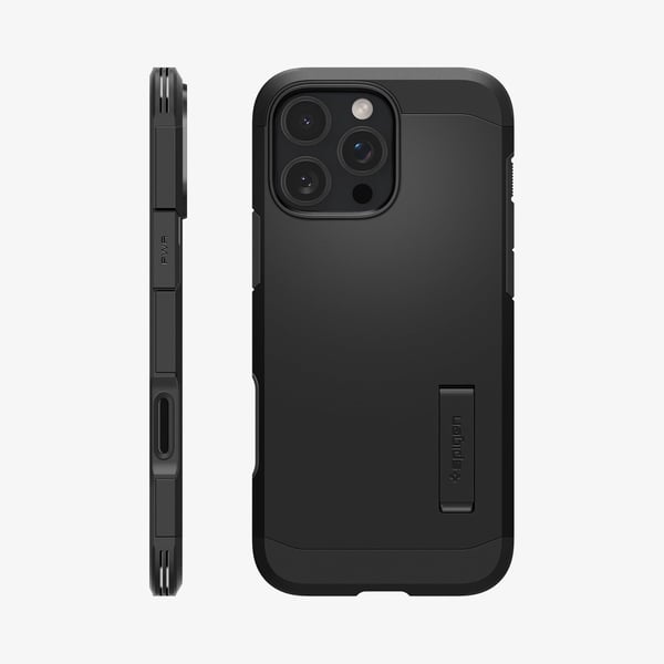 Spigen iPhone 16 Pro Max Case, Apple iPhone 16 Pro Max, musta