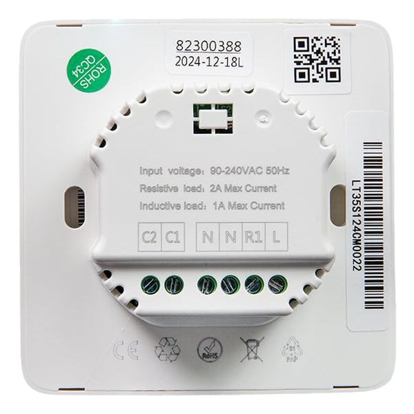 Shelly LinkedGo ST1820 gulvvarmetermostat Wi-Fi Bluetooth
