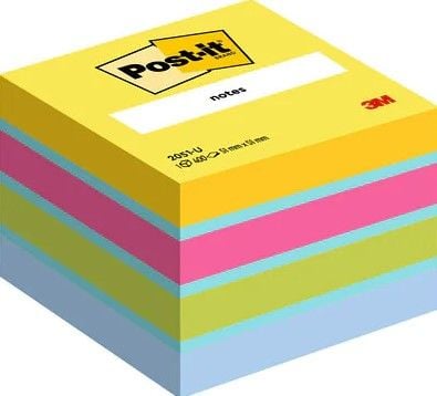Post-it självhäftande block 51x51/400K citrongul