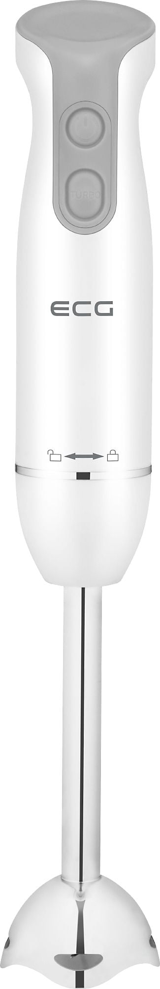 ECG RM 430, Upotettava sekoitin, 0 L, Syke-toiminto, 1,3 m, 400 W, Harmaa, Valkoinen