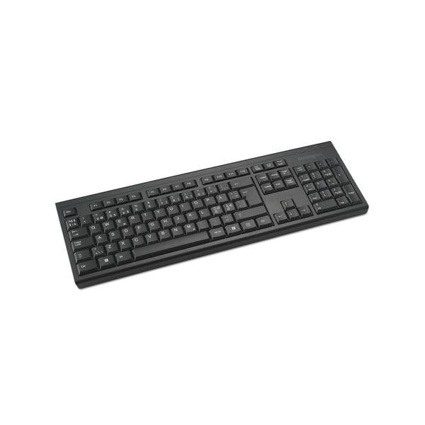 Kensington KB150 EQ - Tastatur - full size - trådløs - 2.4 GHz - QWERTY - Pan Nordic - løsvekt - FSC-papp
