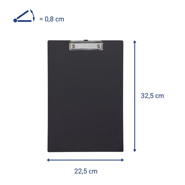 MAUL 2381890, Svart, Fotoark kartong, Papir, 3,2 mm, 1 stykker, Plast