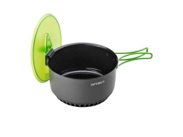 Optimus 8020677, Grytesett, Aluminium, Plast, Silikon, 3,2 l, Flerfarget, Grønn, Silikon