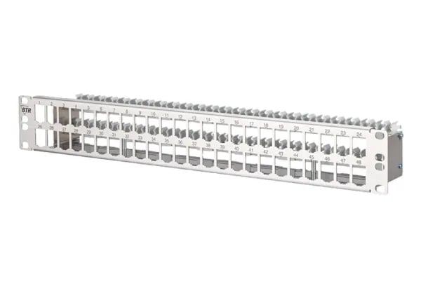 METZ CONNECT BTR E-DAT-modul patchpanel 1,5U 48 porter (130924-00-E)