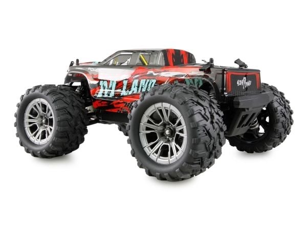 Amewi M-Land 22622 monsteriauto 48 km/h 4WD 1:16 RTR, punainen