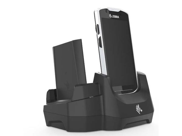 Zebra Single slot cradle with 2nd spare battery charging slot kit - Dokkingstasjon - USB / Ethernet - for Zebra TC51, TC52, TC56, TC57, TC57x
