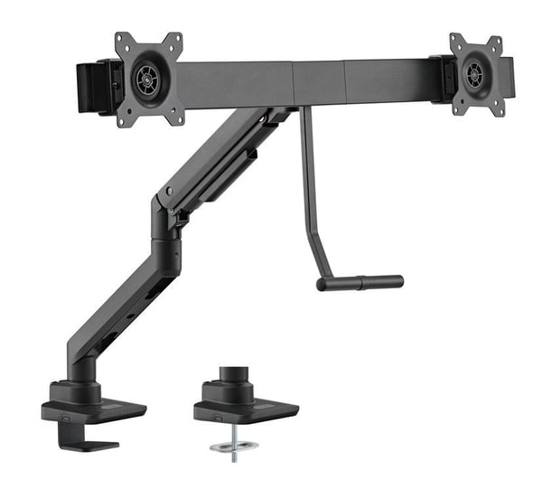 Goobay 74074 dobbel skjermarm 17-32" 9 kg per skjerm, svart
