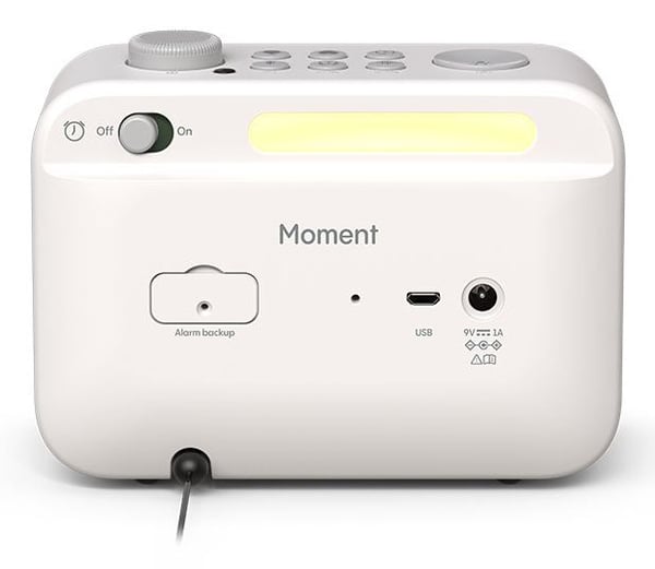 Pure Moment - Klokkeradio - 5 watt - uten operativsystem - bomullshvit