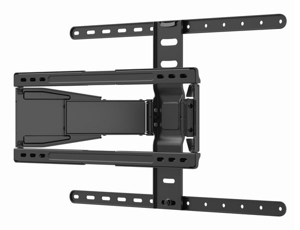 Gembird WM-90ST-02, 100 x 200 mm, 600 x 400 mm, 3 - -15°, 30 - 30°, Terästä, musta