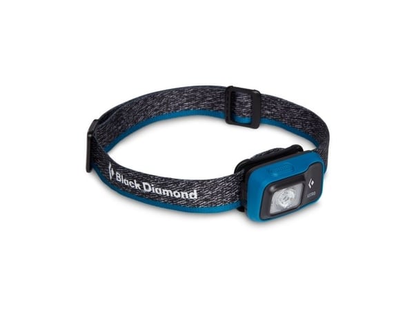 Black Diamond Astro 300, Pannbandsficklampa, Svart, Blå, IPX4, 300 LM, 8 m, 55 m