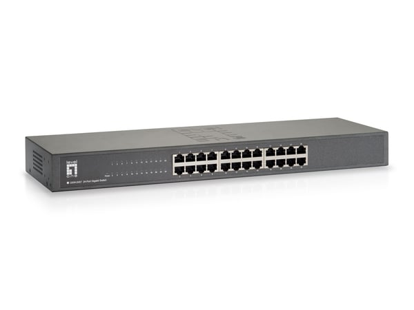 LevelOne GSW-2457 - Switch - 24 x 10/100/1000 - stasjonær