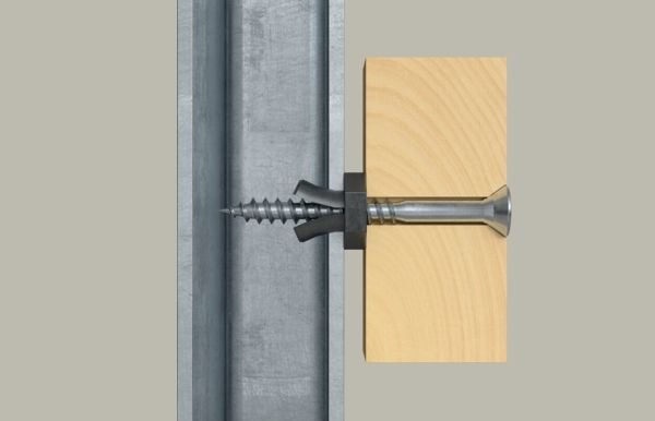Fischer P 9K, Verhouksen kiinnike, Ruskea, Matta, 50 kpl