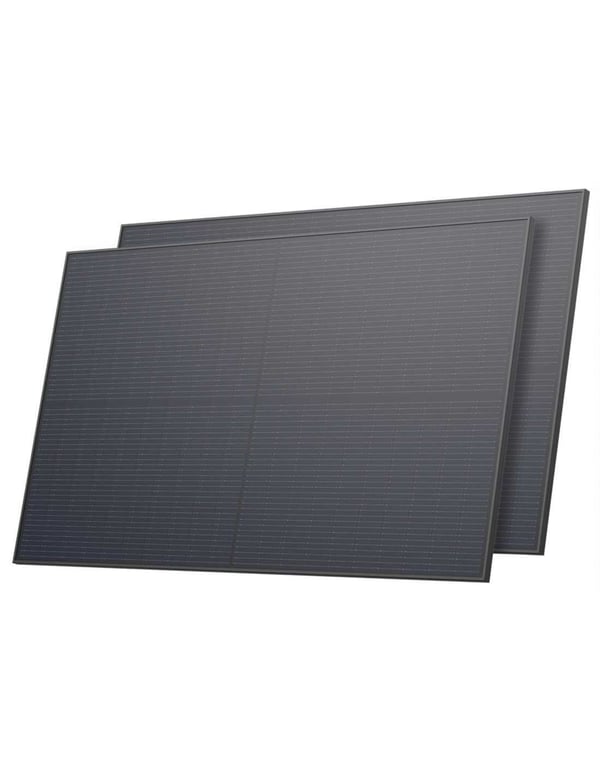 EcoFlow - Solpanel - stiv - 450 watt - svart (en pakke 2)
