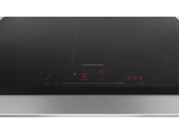 Siemens iQ500 ED651HSB1E - Induktionshäll - 4 kokplattor - Fördjupning - bredd: 56 cm - djup: 49 cm - fasett - svart