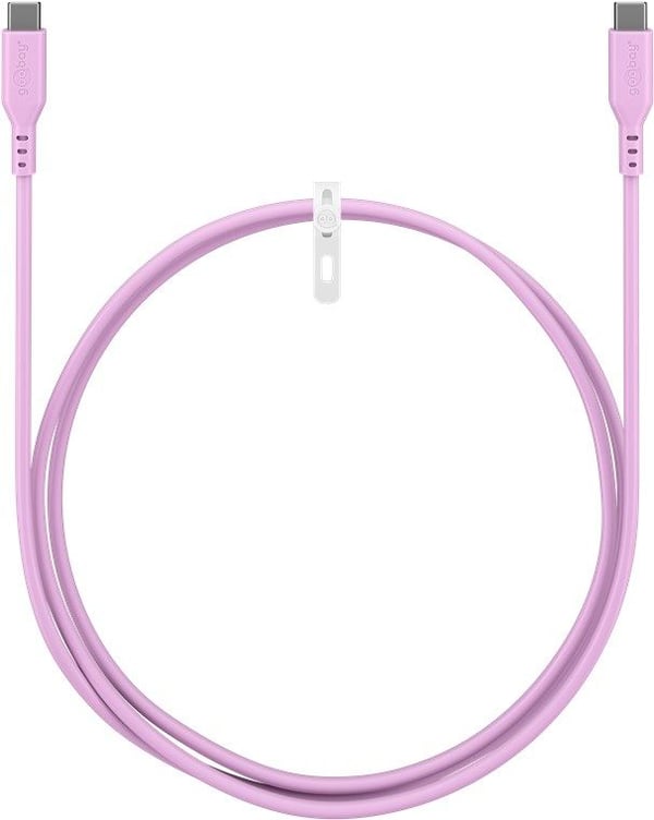 USB-C™ silikonkabel, 1,5 m, rosa