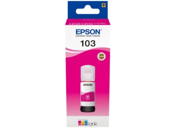 Epson 103 - 65 ml - magenta - original - påfyllnadsbläck - för Epson L1210, L3210, L3211, L3250, L3251, L3256, L3260, L3266; EcoTank L11050, L1250,...