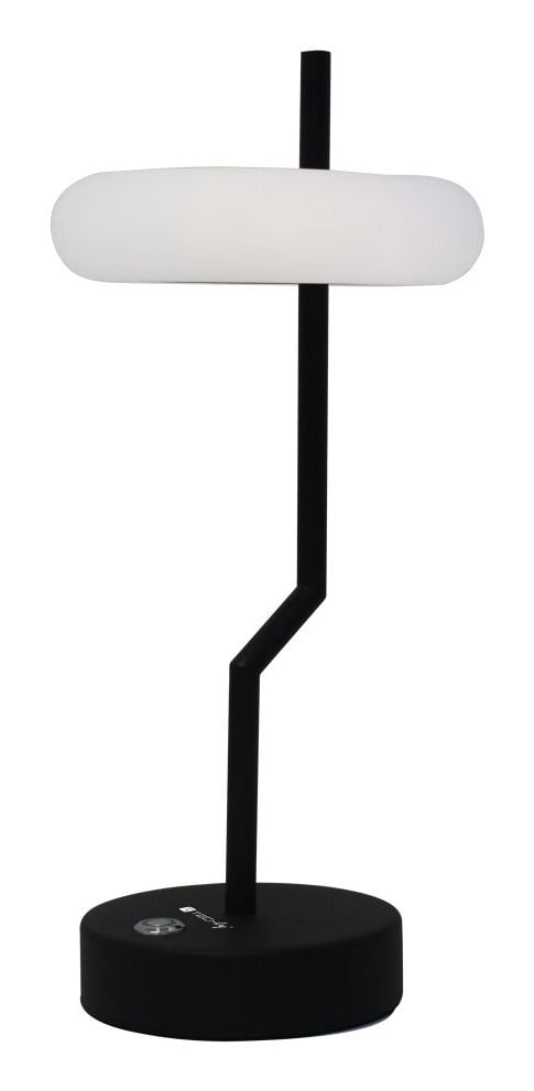 Techly I-LAMP-TABLE2, Svart, Hvit, Akrylonitril-butadien-styren (ABS), Strykejern, Soverom, Café au lait, Spise rom, Hotell, Stue, Restaurant, Desi...