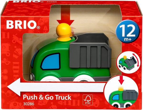 BRIO 30286 Trykk og kjør-lastebil