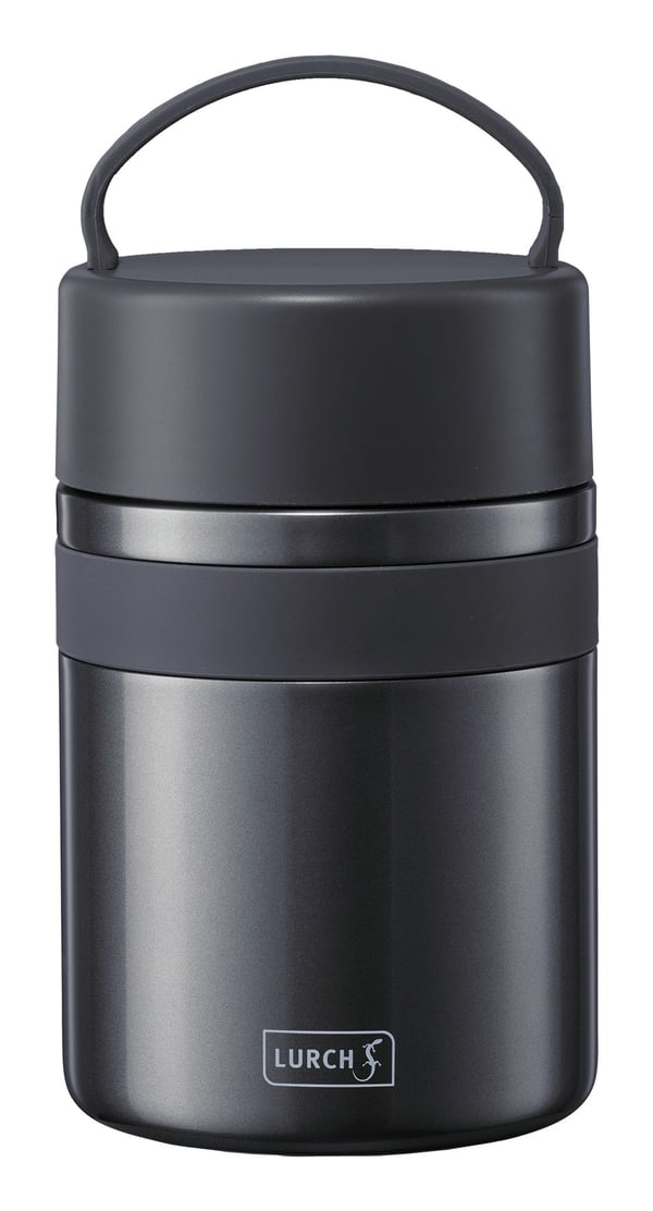 Lurch 00240844, Lämpörasia, 0,8 L, 12 h, Harmaa, Ruostumaton teräs, 110 mm