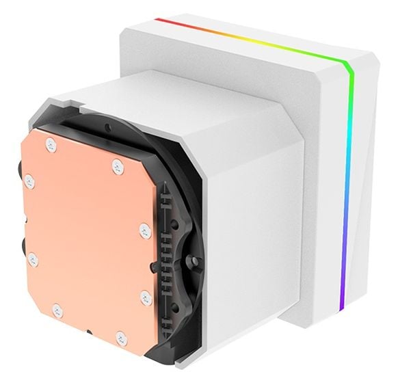 Thermaltake TH360-S V3 ARGB, Alt-i-ett væskekjøler, 12 cm, 500 RPM, 2500 RPM, Svart, Hvit
