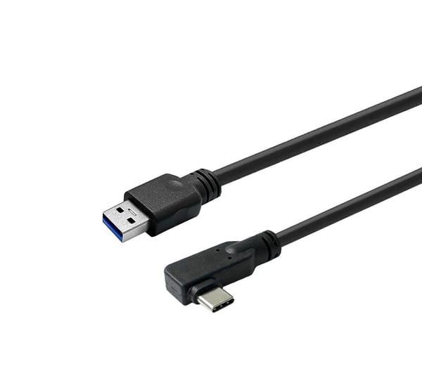 VivoLink - USB-kabel - USB-C (hane) vinklad till USB typ A (hane) - USB 3.2 Gen 2x2 - 5 m - 4K60Hz stöd, stöd för DP Alt-läge, upp till 20 Gbps dat...