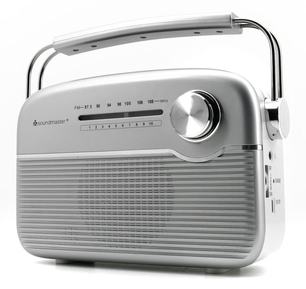 Soundmaster TR480SI, Bærbar, Analog, FM, 3 W, 3,5 mm, Sølv