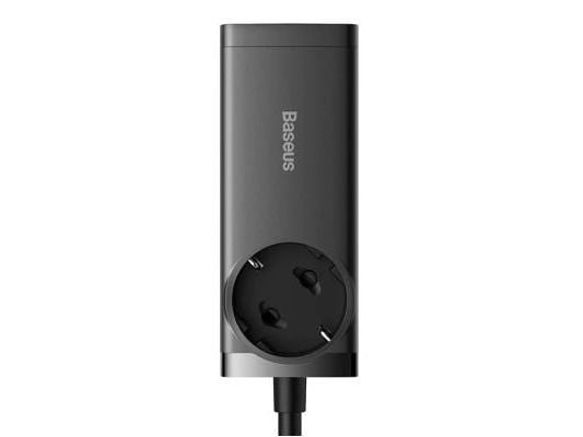 Baseus GaN3 Pro PSZM000401 bordlader 100 W 2x USB-C + 2x USB-A + AC, svart