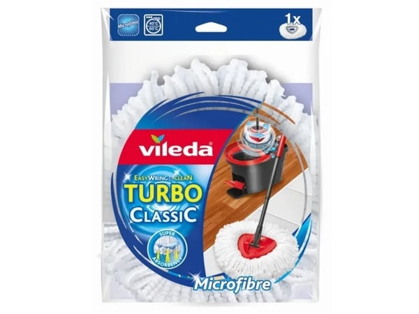 Vileda TURBO ClassiC Moppehoved Hvid