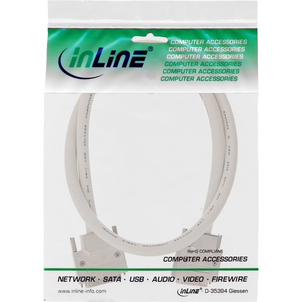 InLine 26803, Beige, 3 m, 68-p, 68-p, Hane/Hane, 185 mm