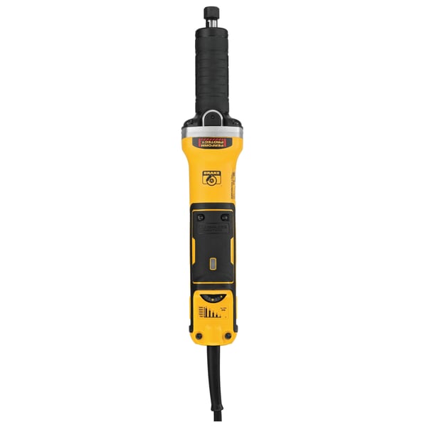 DeWALT DWE4997-QS, Rak minislipmaskin, Svart, Gul, Borstlös, 25000 RPM, 6 mm, 90 dB
