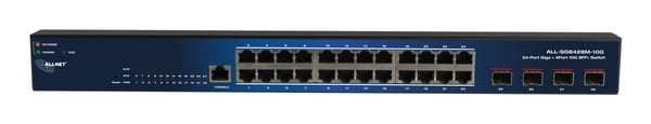 ALLNET 219585, Håndtert, L2, Gigabit Ethernet (10/100/1000), Full tosidig, Rack-montering