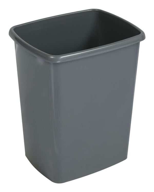MAUL 9521087, 10 L, Suorakulmainen, Muovi, Polypropeeni (PP), Tummanharmaa, Valkoinen, Ohje, Muovi