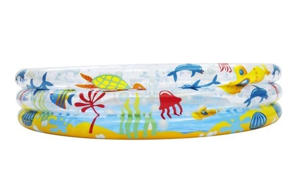 Bestway 51004, Oppblåsbart basseng, 282 l, Rund, 2 år, Vinyl, Flerfarget