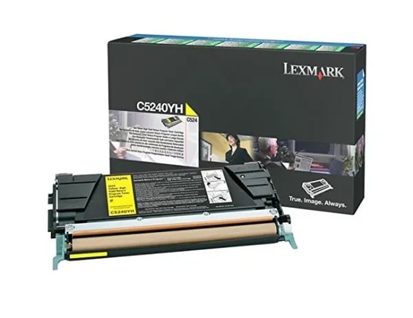 Lexmark - Høy ytelse - gul - original - tonerpatron LCCP, LRP - for Lexmark C524, C524dn, C524dtn, C524n, C524tn, C532dn, C532n, C534dn, C534dtn, C...