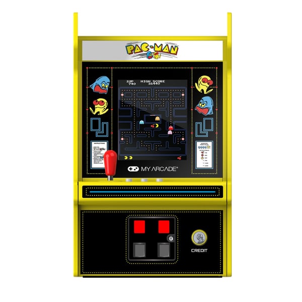 My Arcade PAC-MAN Micro Player Pro, Monivärinen, Kotipainike, Käynnistyspainike, 6,98 cm (2.75"), 3,5 mm, USB/Akku, AA